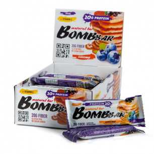„Bombbar“ serbentų mėlynių blynas