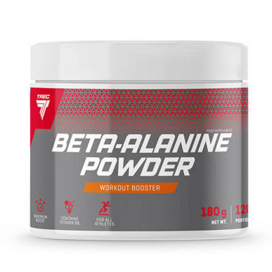 Treec uztura beta-alanīna pulveris, arbūzs, 180 g – madala kalorsusega toode firmalt TREC NUTRITION, osta SportFit-ist