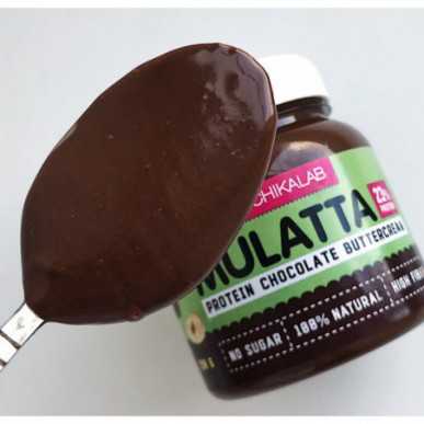 Mulatta 'chikalab' suklaavalolla hasselpähkinöillä, 250 g – madala kalorsusega toode firmalt Chikalab, osta SportFit-ist