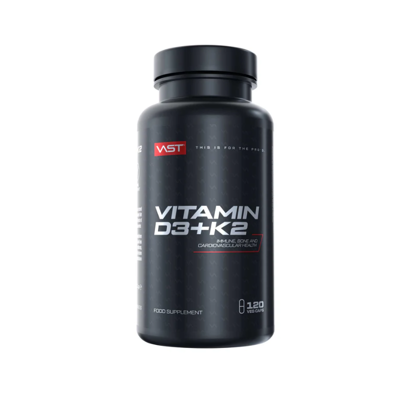 Vitamīns D3 + K2 - 120 dārzeņu kapsulas