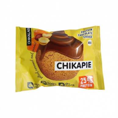 Chikapie „Chikalab“ baltymų puokštė su šokoladu - žemės riešutas, 60 g – madala kalorsusega toode firmalt Chikalab, osta SportFit-ist