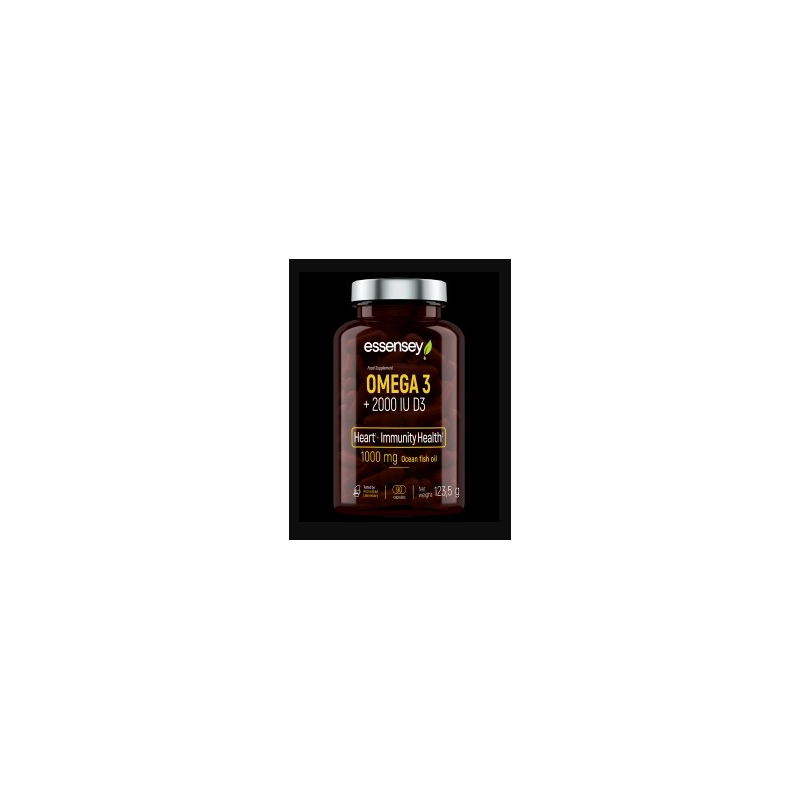 Omega 3 + 2000 IU D3 "Esensey", 90 kapsulas