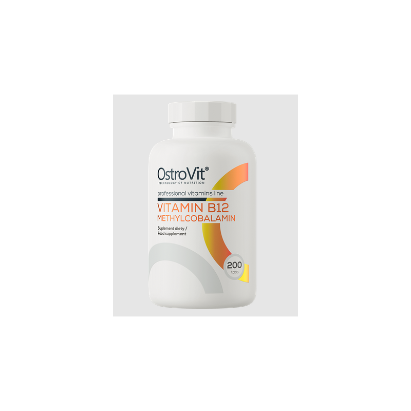Ostrovit vitamīns B12 metilkobalamīns, 200 tabletes Ostrovit vitamīns B12 metilkobalamīns, 200 tabletes