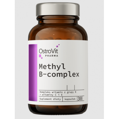 Ostrovit Pharma metil B -Complex - 30 kapsulas – madala kalorsusega toode firmalt Ostrovit, osta SportFit-ist