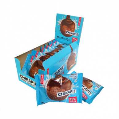 Chikapie "Chikalab" glazēts sīkdatne ar pildītu šokolādi, 60 g – madala kalorsusega toode firmalt Chikalab, osta SportFit-ist