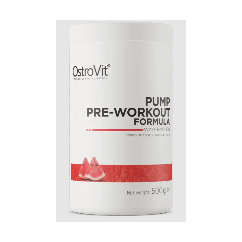 Ostrovit sūkņa pirms treniņa formulas arbūza aromāts - 500 g