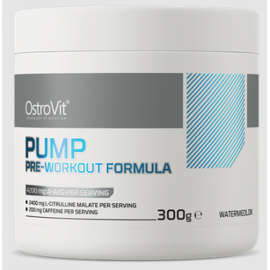 Ostrovit sūkņa pirms treniņa formulas arbūza aromāts - 300 g – madala kalorsusega toode firmalt Ostrovit, osta SportFit-ist