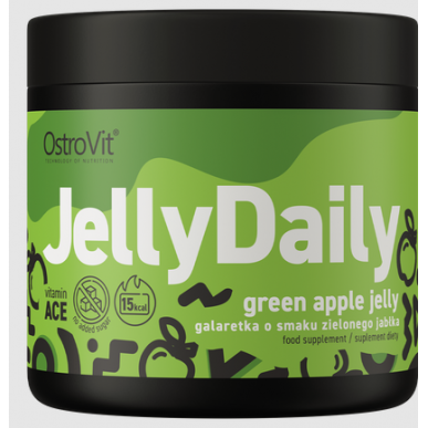 Ostrovit JellyDaily Green Apple Jelly - 350 g – madala kalorsusega toode firmalt Ostrovit, osta SportFit-ist