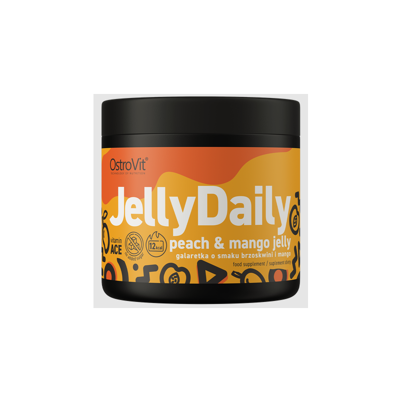 Ostrovit JellyDaily Mango un Peach Jelly - 350 g