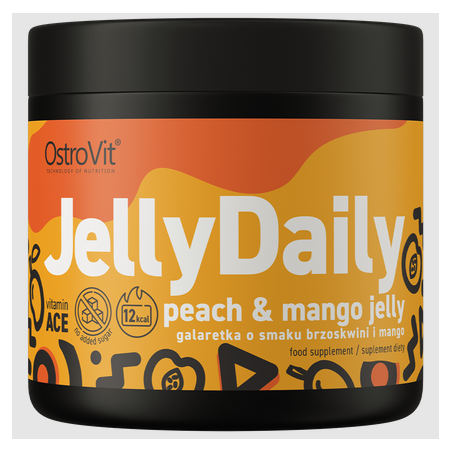 Ostrovit JellyDaily Mango un Peach Jelly - 350 g