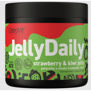 Ostrovit JellyDaily ar želejas zemenēm un kivi - 350 g