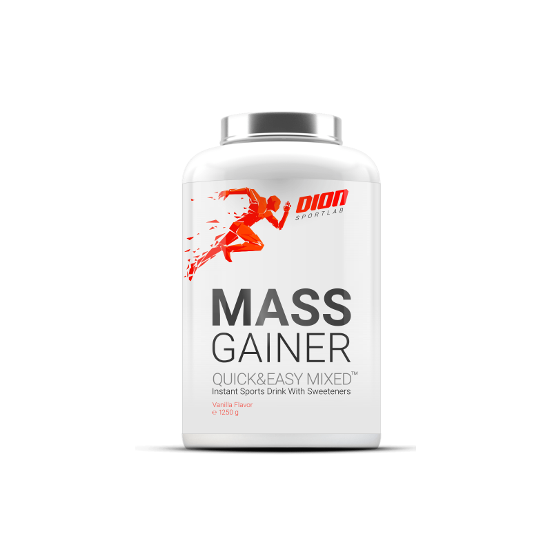 Dion Sports Mass Gainer, zemenes - 1250 g