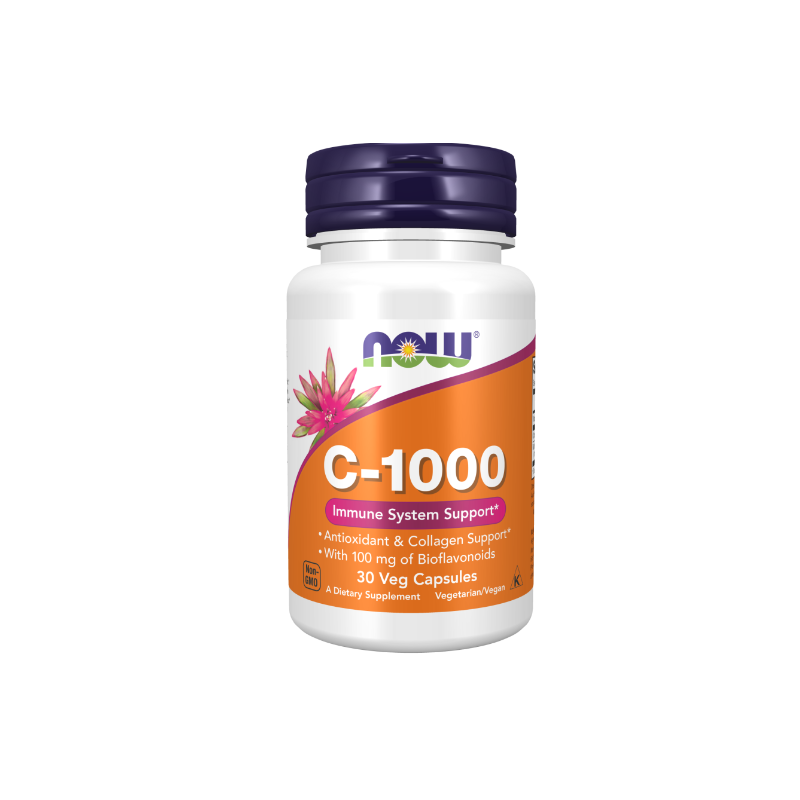 Tagad C -1 000 vitamīns ar 100 mg bioflavonoīdiem - 100 vegānu kapsulām