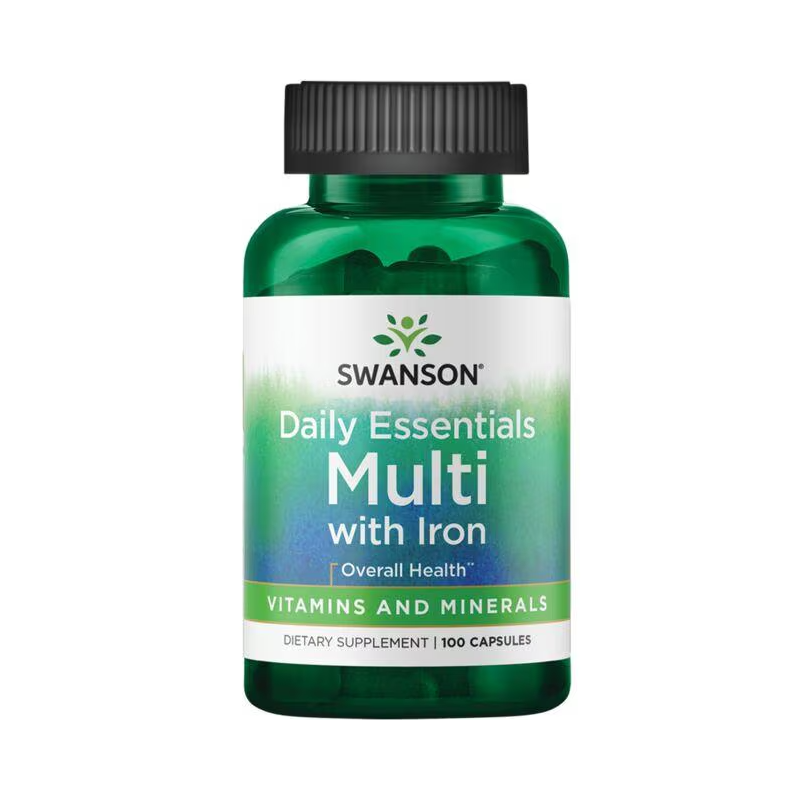Swanson multivitamīni un minerāli -100 kapsulas