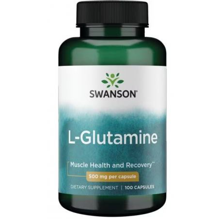 Swanson L -Glutamine, 500 mg -100 kapsulas