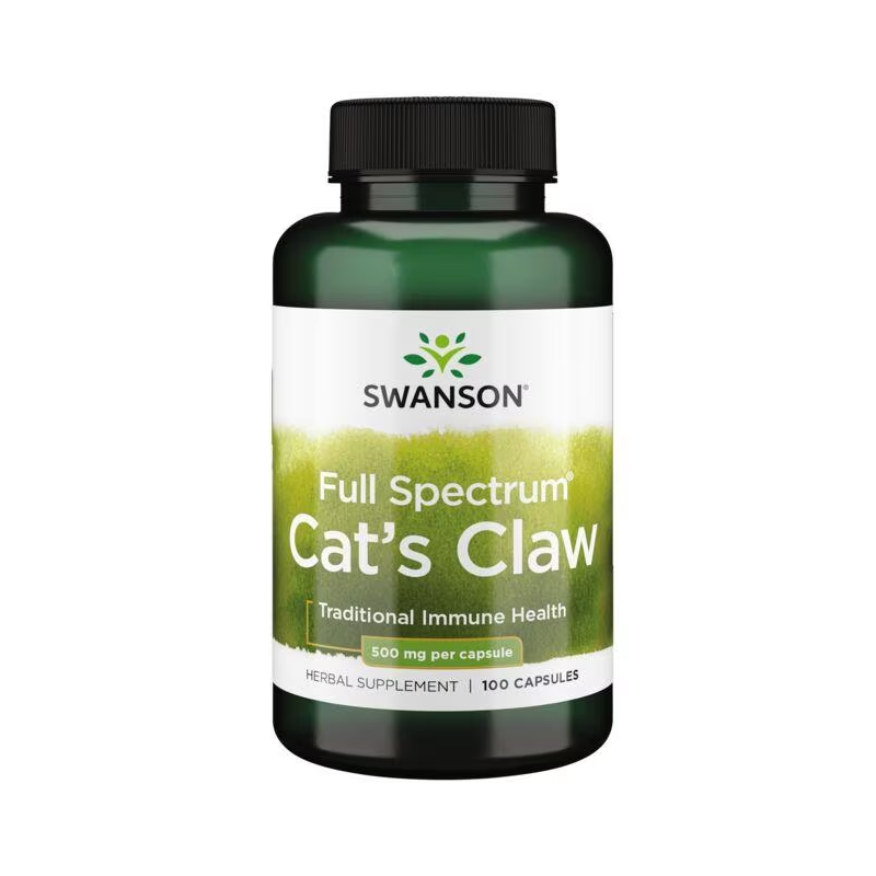 Swanson Cat's Claw, 500 mg - 100 kapsulas