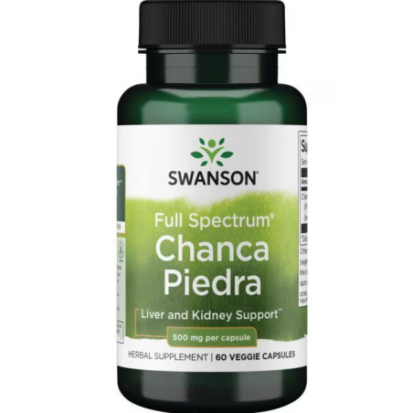 Swanson pilna spektra Chanca Piedra, 500 mg - 60 dārzeņu kapsulas