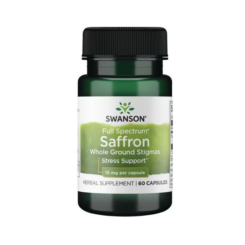 Swanson pilna spektra safrāns, 15 mg - 60 kapsulas