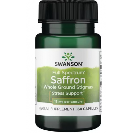Swanson pilna spektra safrāns, 15 mg - 60 kapsulas
