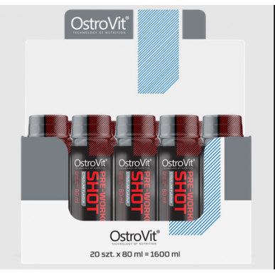 Ostrovits pirms treniņa - 80 ml – madala kalorsusega toode firmalt Ostrovit, osta SportFit-ist