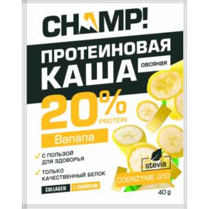 Leovit olbaltumvielu ķēdes putras banānu čempions ar koenzīmu Q10, 40 g