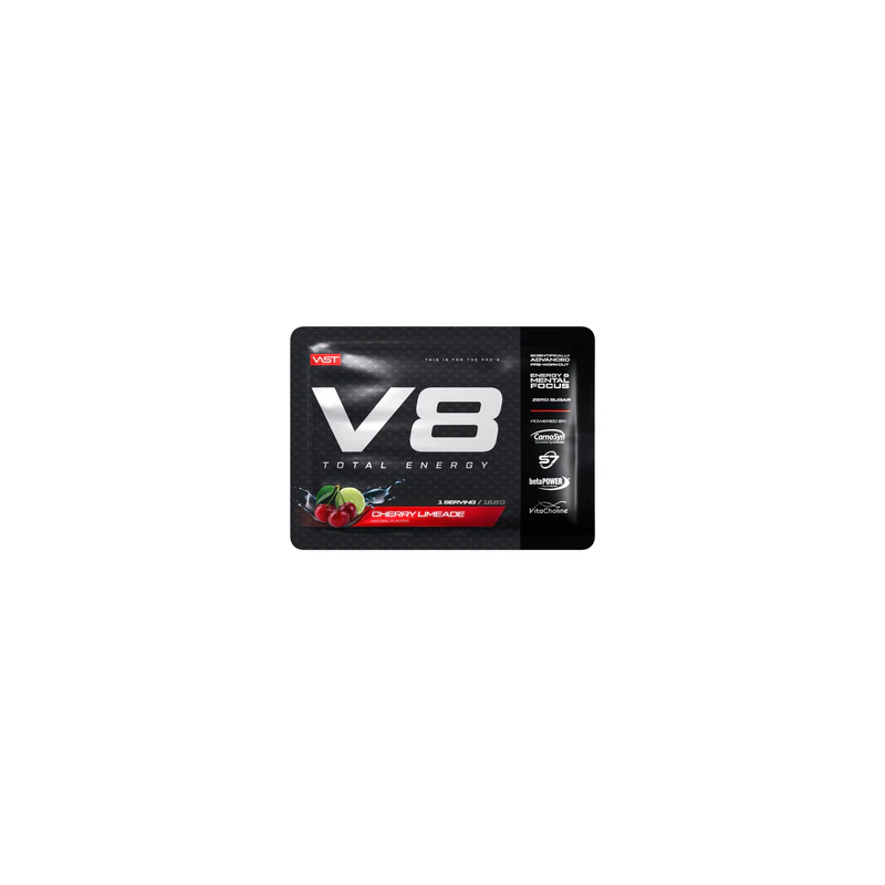 V8 kopējā enerģija Kirsi Limeade "plaša", 16,8 g