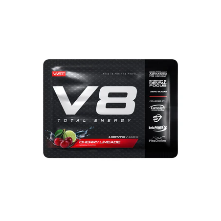 V8 kopējā enerģija Kirsi Limeade "plaša", 16,8 g