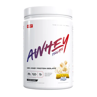 Awhey izolāts, banānu piens - 900g – madala kalorsusega toode firmalt VAST, osta SportFit-ist