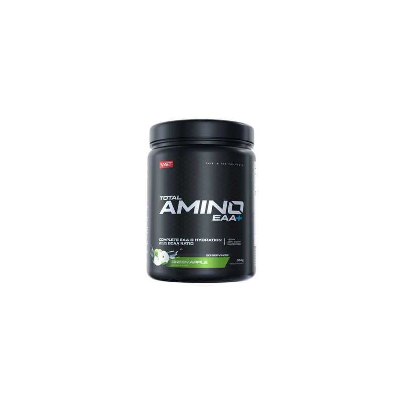 Kopējais amino EAA+, zaļš ābols - 384 g Kopējais amino EAA+, zaļš ābols - 384 g
