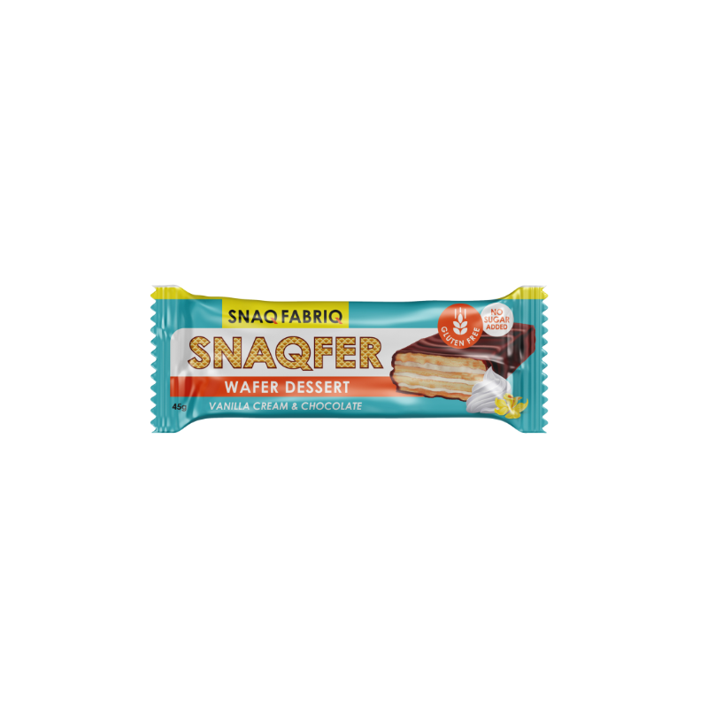 SNAQ fabriq vafeļu peldkonna "Vaniļas krēms un šokolāde", 45 g