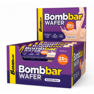 Bombbar vafeļu bārs "cepts piens", 32 g