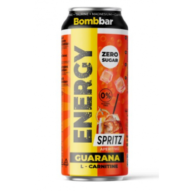 Bombbar enerģijas dzēriens ar L-karnitīnu un Guarana "Aperol Spritz", 500 ml – madala kalorsusega toode firmalt Bombbar, osta SportFit-ist