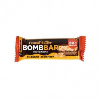 olbaltumvielu bārs "Zemesrieksts", 70 g – madala kalorsusega toode firmalt Bombbar, osta SportFit-ist