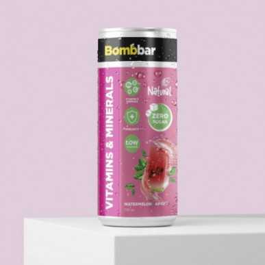 Bombos limonadas su vitaminų „arbūzu“ be cukraus, 330 ml – madala kalorsusega toode firmalt Bombbar, osta SportFit-ist