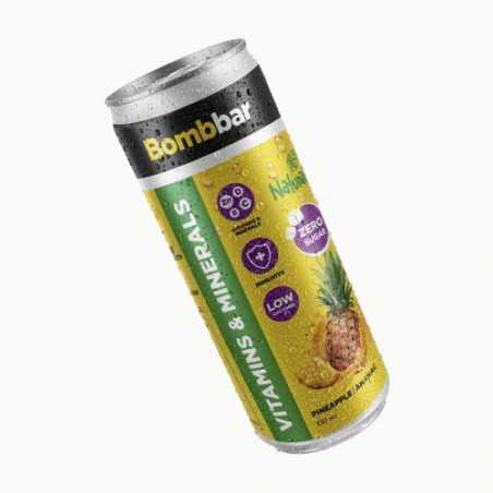 Bombos limonadas su vitaminais „ananasai“ be cukraus, 330 ml