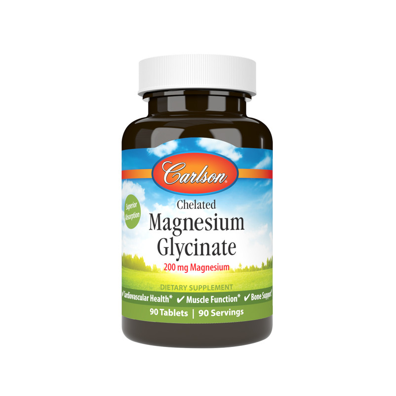 Carlson Kelaat -magnesium, 200 mg - 180 tabletes