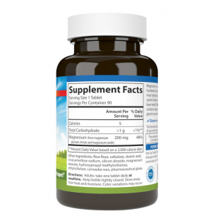 Kelaat -magnesium, 200 mg - 180 tabletes