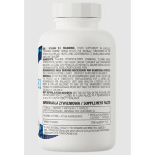 Ostrovit vitamīns B1 tiamīns - 60 kapsulas