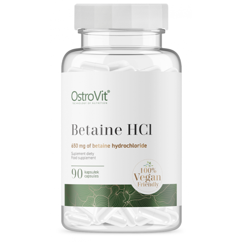 Ostrovit Betaine HCL Vege - 90 kapsulas