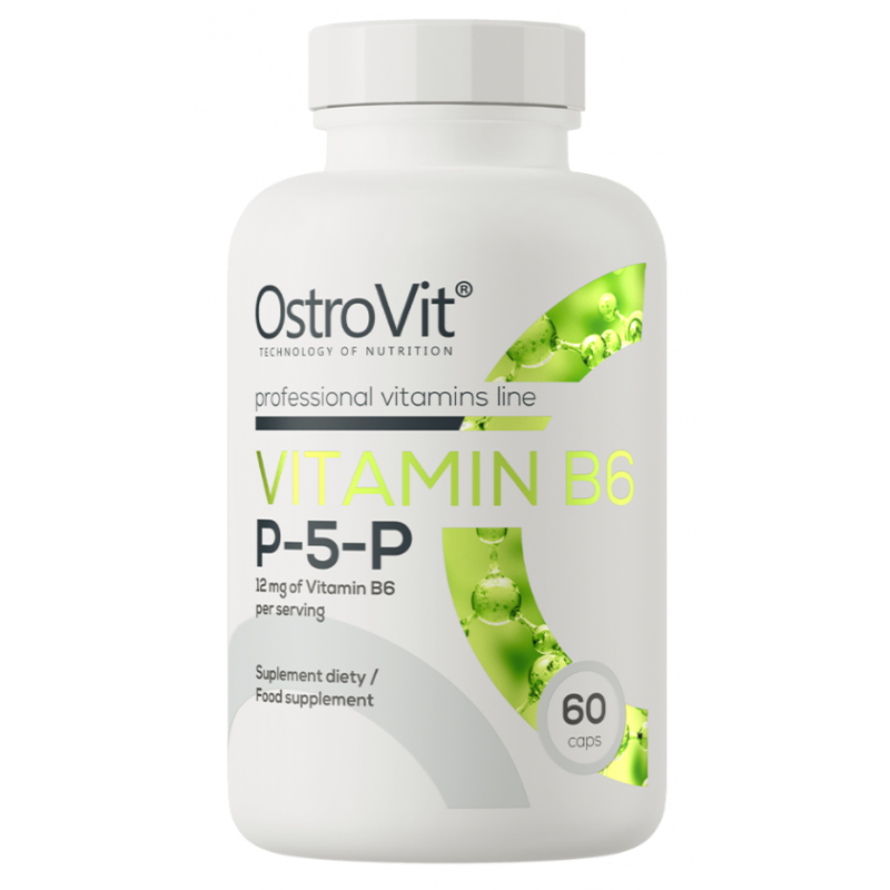 Ostrovit vitamīns B6 P-5-P-60 kapsulas Ostrovit vitamīns B6 P-5-P-60 kapsulas