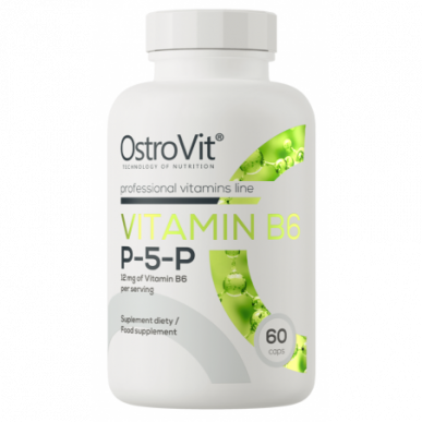 Ostrovit vitamīns B6 P-5-P-60 kapsulas – madala kalorsusega toode firmalt Ostrovit, osta SportFit-ist