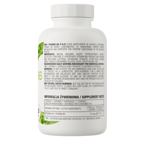 Ostrovit vitamīns B6 P-5-P-60 kapsulas