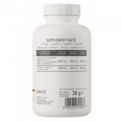 Ostrovit CLA 1000 - 30 kapsulas – madala kalorsusega toode firmalt Ostrovit, osta SportFit-ist