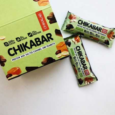 Chikalab Protein Bar Chikabar "Suolainen karamellipähkinä", 60 g