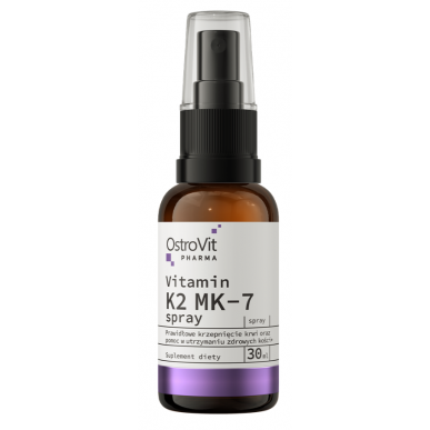 Ostrovit Pharma vitamīns K2 mk -7 aerosols - 30 ml – madala kalorsusega toode firmalt Ostrovit, osta SportFit-ist
