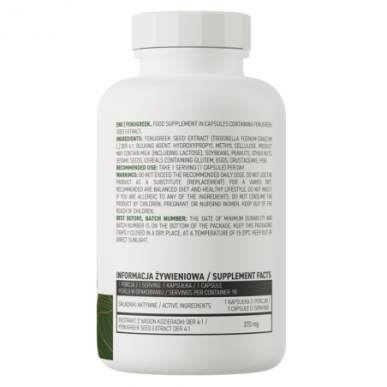 Ostrovit fenugreek Vege - 90 kapsulas – madala kalorsusega toode firmalt Ostrovit, osta SportFit-ist
