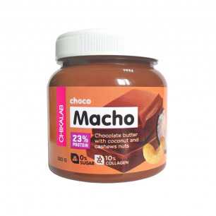 Choco Macho Chocolate Paste kookos- ja maapähkinällä