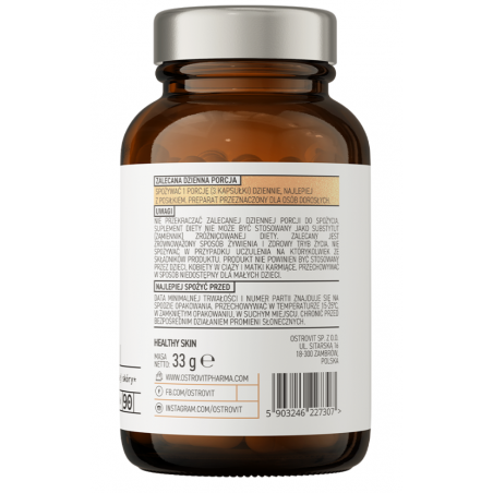 Ostrovit Pharma veselīga āda - 90 kapsulas