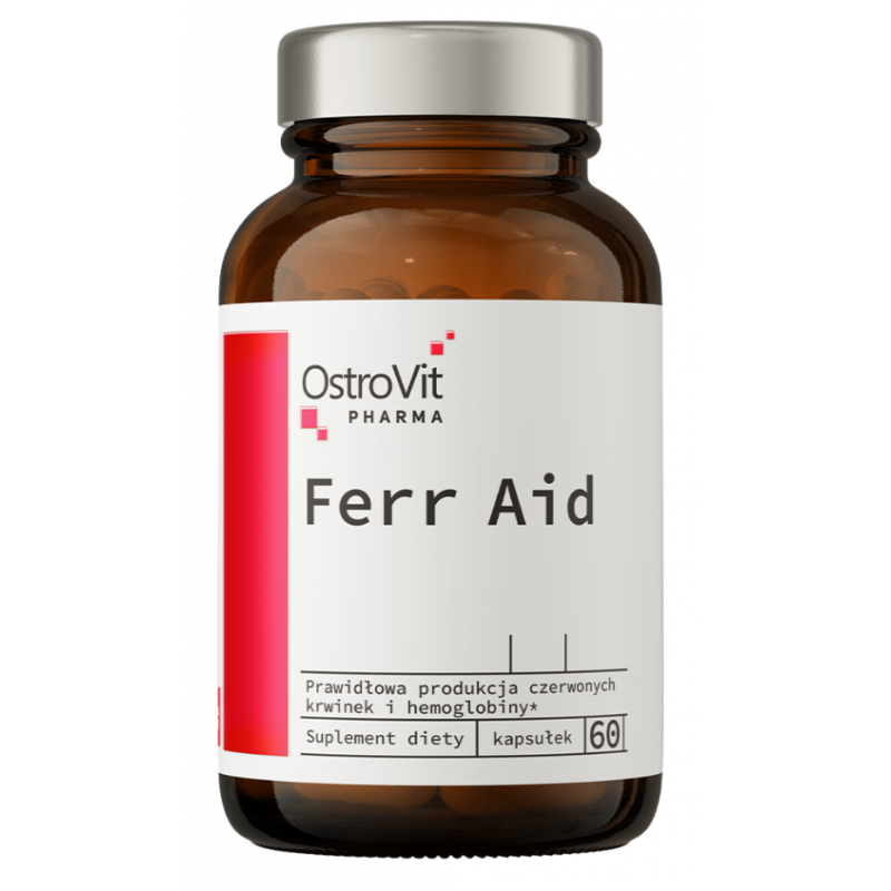 Ostrovit Pharma Ferr Aid - 60 kapsulas Ostrovit Pharma Ferr Aid - 60 kapsulas