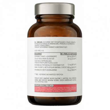 Ostrovit Pharma Ferr Aid - 60 kapsulas – madala kalorsusega toode firmalt Ostrovit, osta SportFit-ist